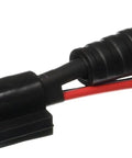 Black 4 Gauge Quick Connect Battery Harness Repair Splice 08866 For Simple Cable Fix DIY Ready, Single Cable