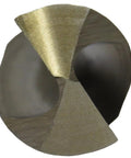 Close-up of a drill bit tip from 60 Piece M35 Cobalt Drill Bit Set For Metalworking Tough As Nails Bits For Stainless Steel And Hard Alloys