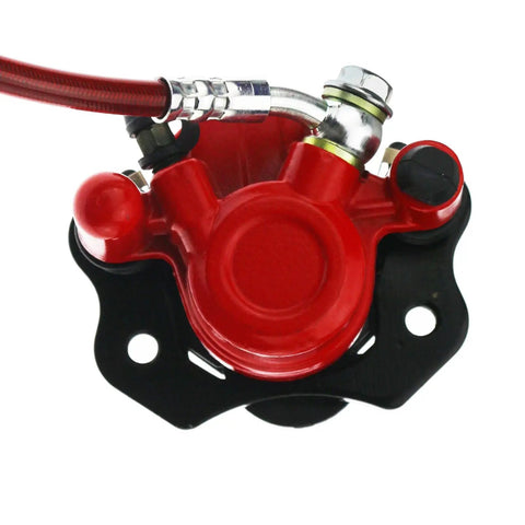 Rear Hydraulic Brake Assembly Kit For Go Karts And ATVs Includes Caliper Master Cylinder Pads And 158mm Disc Rotor