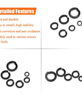 Detailed features of 50 Pack 8.8 Grade Alloy Steel M12 Split Lock Washers, Spring Lock Washers For Screws And Bolts, Heavy Duty Jobsite Grade Black Finish