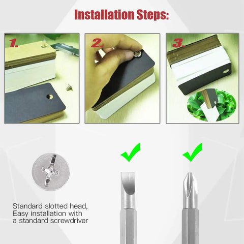Installation steps for Heavy Duty 50 Pack M5 X 15mm Phillips Chicago Screw Posts Binding Screws Assortment Kit.
