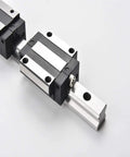 Professional Linear Motion Guide Rail System With High Precision Bearings And Slide Block HGWHGH Series 15mm To 55mm Range on steel rail