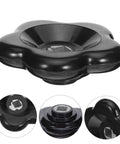2-Pack Black Bakelite Valve Handwheel Handle 60mm With 7x7mm Square Hole For Outdoor Water Spigot Replacement