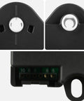 Aftermarket HVAC Air Door Actuator For Ford Fusion 2006 2009 Lincoln MKZ 2007 2009 Zephyr 2006 Mercury Milan 2006 2009 Replacement Heater Blend Door Motor Easy Install Rock Solid Performance, Close-up view of connector ports and mounting features