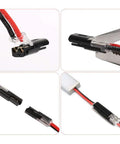 12 Pack 2 Pin 2 Way No Wire Stripping Toolless Quick Splice Wire Connectors For AWG 20-24 shown in use and detail
