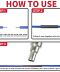 How to use guide for Heat Shrink Tubing Kit 150 Pcs With 3:1 Shrink Ratio Adhesive-Lined Marine Grade Black Wrap