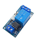 2 Pack 12V Single Bistable Self Locking Relay Module With Start Stop Button Kit For DIY Home And Industrial Projects Includes 2 Relays 300mm Wires And Screwdriver Compact 50x25.5x19mm Ready To Drop In And Control Your Devices, blue PCB relay module