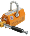 1320 Lbs Magnetic Lifter With Release Lever, 600Kg Neodymium Lifting Magnet For Steel Plates, Heavy Duty Built Tough Industrial Lifter