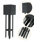 Beefy 4x4 Concrete Post Anchor Set For Wet Foundations Tough As Nails Post Base For Fence Deck Railing And Pergola