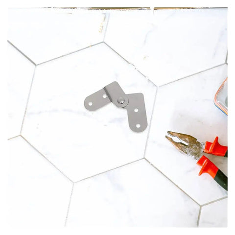 Beefy Ball Bearing Door Hinges For Heavy Duty Use Stainless Steel All Weather Hinge Set For Doors And Folding Tables Quiet Close Rust Resistant Hardware Replacement on tile