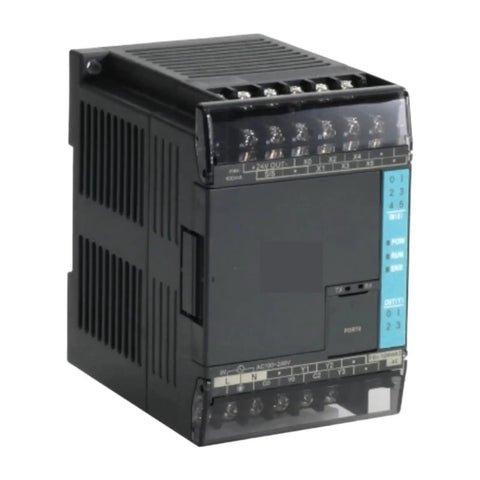 Industrial FBS Series Programmable Logic Controller Module With FBs14MAR2AC Interface Plug And Play PLC Controller For Automation One Color Display rugged black unit