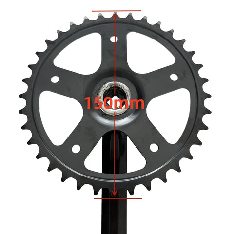 Single Speed Crankset 36T 170mm Crankarms For Mountain And Road Bikes Fixed Gear Square Taper Chainring Diameter 150mm