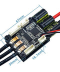 Electric Skateboard Speed Controller FSESC67 70A With Aluminum Anodized Heat Sink Four Control Modes circuit board dimensions