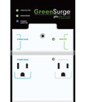 Smart Four Outlet Power Strip Cuts Stubborn Idle Power Drain With Master Switch showing front view with power indicators.