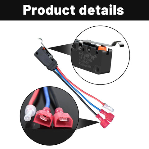 Golf Cart Micro Switch Kit For 1999 Up Club Car DS Precedent Gas Or Electric, 3 Wire Forward Reverse Limit Switch Set details.