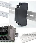 Twin 12 Inch Aluminum Rails 2 Pack For Industrial Control Panels And Telecommunication Equipment Heavy Duty Lightweight Silver Rails For Electrical Enclosures Pro Grade Aluminum Rails With Precise Fit In 300mm Length shown in various applications.