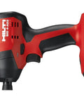 22 Volt Cordless Impact Driver Body With Quarter Inch Hex Chuck High Torque Lithium Ion Power Black Red Design Heavy Duty Tool