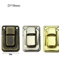 Sturdy Iron Box Hasps Set Of 10 Latches With Antique Bronze Finish And Gold Tone Built To Last For Jewelry Chests Suitcases