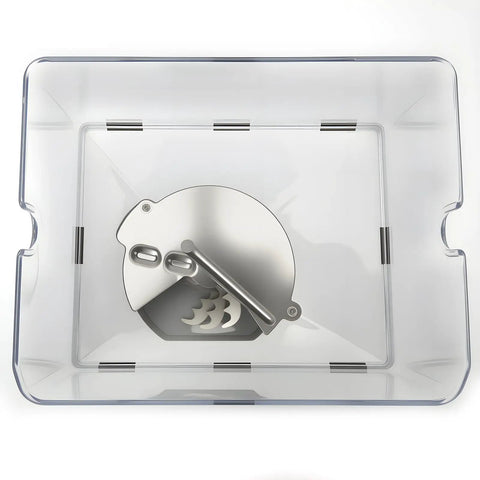 Removable Ice Bin Assembly For Whirlpool Maytag KitchenAid Ice Makers Replacement W10347093 W10347100 Fits WRF736SDAM14 WRF736SDAM13 clear plastic bin