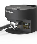 Heavy Duty Automatic Electric Coffee Tamper Station For Commercial Cafe Bars with digital display and portafilter holder