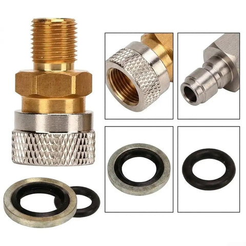 Top Shelf Quick Connect Filling Charging Hose With 1/8 Inch Thread High Pressure Pneumatic Air Line male coupler with O-rings