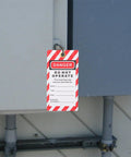 Six Pack Industrial Safety Lockout Tags Do Not Operate Hanging Labels on equipment for maintenance compliance use