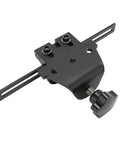 3 In 1 Dowel Jig Kit Featuring High Carbon Steel Construction, adjustable clamp detail for woodworking joints.