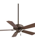 Sundance 42 Inch Outdoor Pull Chain Ceiling Fan In Oil Rubbed Bronze Finish With Five All Weather Blades Wet Location Rated