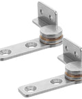 No Brainer 304 Stainless Steel Damping Torque Hinges With Soft Close Positioning For Cabinets And Equipment Doors Left And Right 2 Pack Industrial Box Hinges ORFOFE showing two hinges