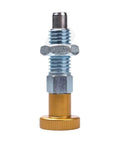 Heavy Duty Indexing Plunger With Contoured Handle Spring Loaded Return And Steel Locking Screw For No Sweat Machinery Fixes and Fast Shop Floor Assembly Work, close-up view.