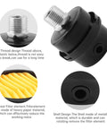 2 Pack Portable Air Compressor Mufflers Kit with Half Inch Threaded Inlet Silencers, filter element close-ups