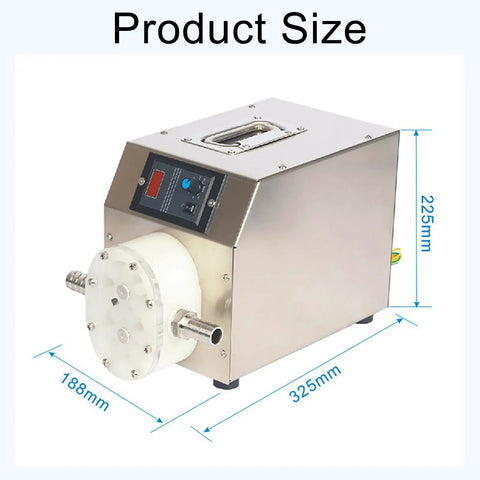 Heavy Duty Honey Transfer Pump With Filter, Electric Gear Pumping System For Viscous Liquids And Syrup, Adjustable Speed, Beefy Ten Liters Per Minute Flow, Food Grade, Perfect For Kitchen Or Small Scale Industrial Use, 325x188x225mm
