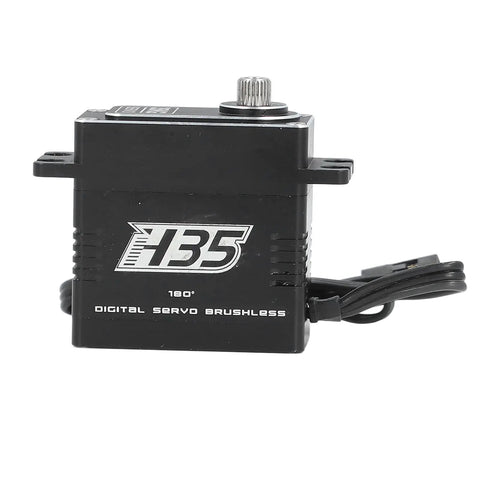 Hella Precise 35kg Digital Servo Motor With Rock Solid Metal Gears For RC Cars Drones And Robot Builds Featuring High Torque Output and smooth rotation.