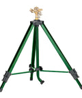 Beefed Up Heavy Duty Zinc Tripod Impact Sprinkler With 360 Degree Rotation And Adjustable Height High Pressure Nozzle for lawns