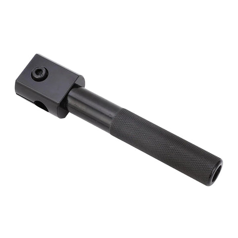 Lock Core Puller Tool Set Pro Grade Heavy Duty Cylinder Core Remover with Wrench in black alloy steel close-up
