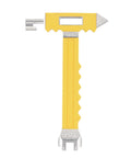 Emergency Water And Gas Valve Shut Off Tool With Corrosion Resistant Cast Aluminum Construction, High Visibility Yellow Handle