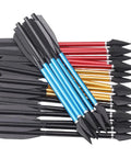 Colorful 12 Piece Aluminum Crossbow Bolts With Removable Broadheads For Outdoor Shooting And Training Durable Archery Arrows
