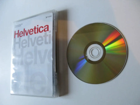 Factory Sealed DVD Documentary On Typography Design That Is A Total Banger For Creative Pros Wanting To Level Up Their Visual Game With Straight Fire Inspiration And Next Level Mastery with a vibrant CD beside it.