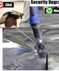 Two Pack Electric Drill Plate Cutter Attachment 2024 Upgraded Metal Sheet Nibbler cutting aluminum sheet