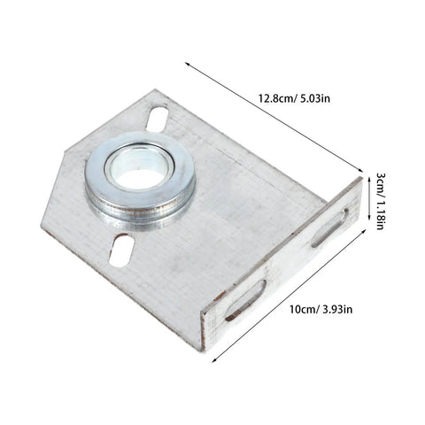 Heavy Duty Two Pack Garage Door Torsion Spring Center Bearing Bracket Rock Solid Anchor Support Kit With One Inch Inner Diameter For No Fuss Installation And Long Term Reliable Performance Upgrade