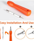 Double Ended T6 T15 Screwdriver Tool For Video Doorbell Replacement Battery Change And WiFi Password Reset Magnetic Precision Bits