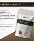Lithium Orotate Gummies With 5 Mg Microdose For Chill Focus And Everyday Balance Natural Raspberry Flavor 90 Vegan Gummies Non GMO Third Party Tested Premium packaging