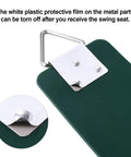 Swing Seat With 66 Inch Anti Rust Chains Thermoplastic Coated Supports 250 Lb Heavy Duty Cushion Accessories Replacement close-up