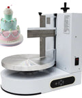 Electric Cake Frosting Machine For 4 To 14 Inch Cakes Automatic Icing Polisher With Adjustable Blades Cream Smoother with aluminum base.