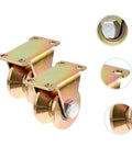 Heavy Duty Track Wheel Pulley Block Two Pack With V Type Groove Sliding Gate Roller For Sliding Doors shown from various angles
