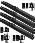 Soft Close Damper 4 Pack For Sliding Barn Doors High Strength Buffer Catch Delivers Ultra Smooth Quiet Operation Noise Free Gliding Durable Installation For Home And Commercial Use 12.20 X 0.90 X 0.78 In.