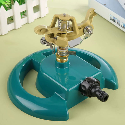 Adjustable Garden Water Sprayer With Alloy Base Sprinkler And Wide 10 To 20 Meter Coverage Durable Plastic Construction