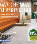 Plant Based Outdoor Cleaner Spray For Decks And Patios That Tackles BBQ Spills And Grime On Wood Tiles Granite Metal Glass And More Eco Friendly Vegan Formula 32 Oz bottle on patio