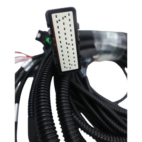Top Tier Operator Safety Harness 100698GT Replacement Exact Fit For Genie Lift GR-12 GR-15 GR-20 GRC-12 QS Series black wiring harness display.