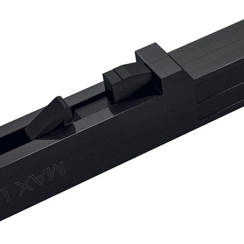 Heavy Duty Barn Door Soft Close Kit For Single Doors 132 To 176 Lbs, close-up of black spring buffer damper component